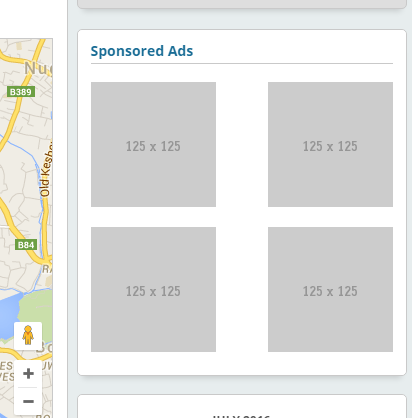 Test ad featured