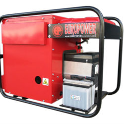 5.5 kVA Europower standard generating sets with air-cooled diesel engines