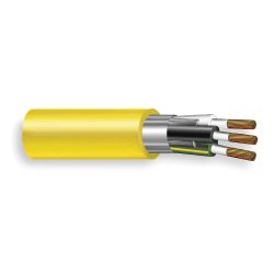 250 ft. Portable Cord; Conductors: 3, Wire Size: 16 AWG, Jacket Type: SJOOW, Jacket Color: Yellow