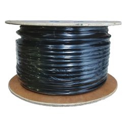 250 ft. Portable Cord; Conductors: 3, Wire Size: 16 AWG, Jacket Type: SJOOW, Jacket Color: Black