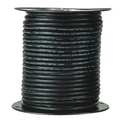 250 ft. Portable Cord; Conductors: 2, Wire Size: 18 AWG, Jacket Type: SJOOW, Jacket Color: Black